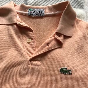 Cropped Lacoste shirt